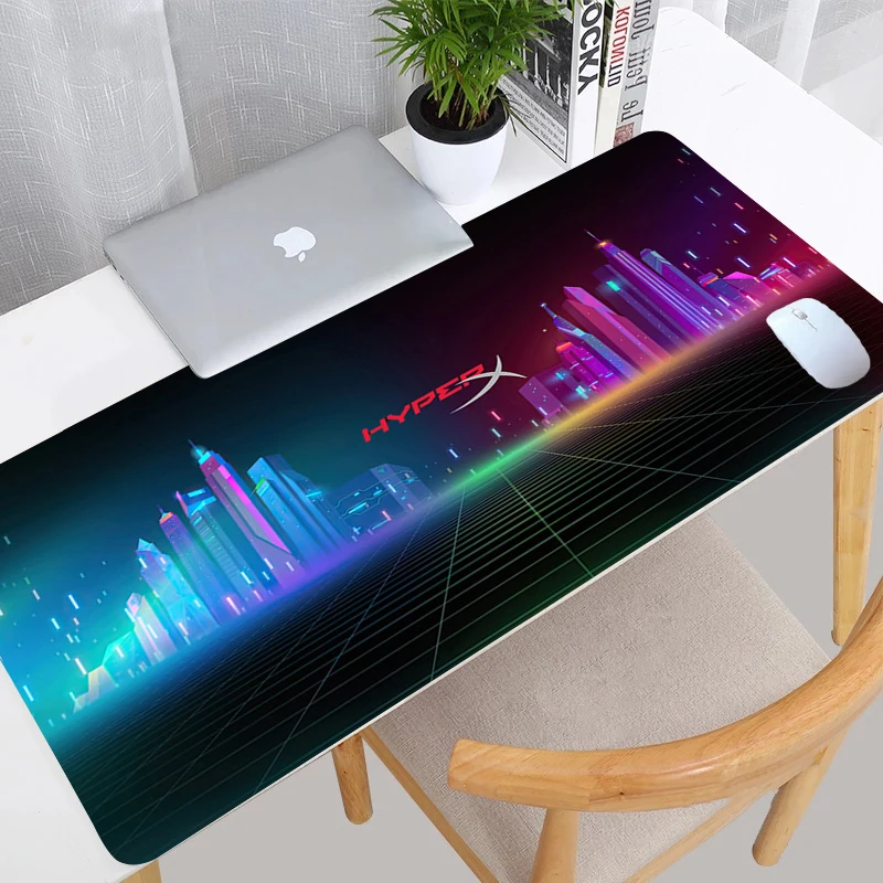 

Mouse Pads HyperX Anime Geometric Keyboard Mouse Pad Gamer Desk Mat Mousepad Office Notebook Large 900X400 Pc Gaming Accessories