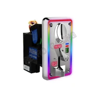 tw 389 coin acceptor led color changing lamp decoration panel coin selector for vending machine arcade cabinet