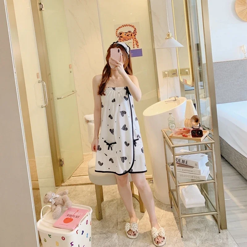 2024 летнее сексуальное кружевное банное полотенце с запахом на грудь халаты для