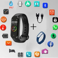 women men smartwatch m4 smart watch bluetooth bracelet heart rate pressure monitor fitness tracker sport smart watch bracelet