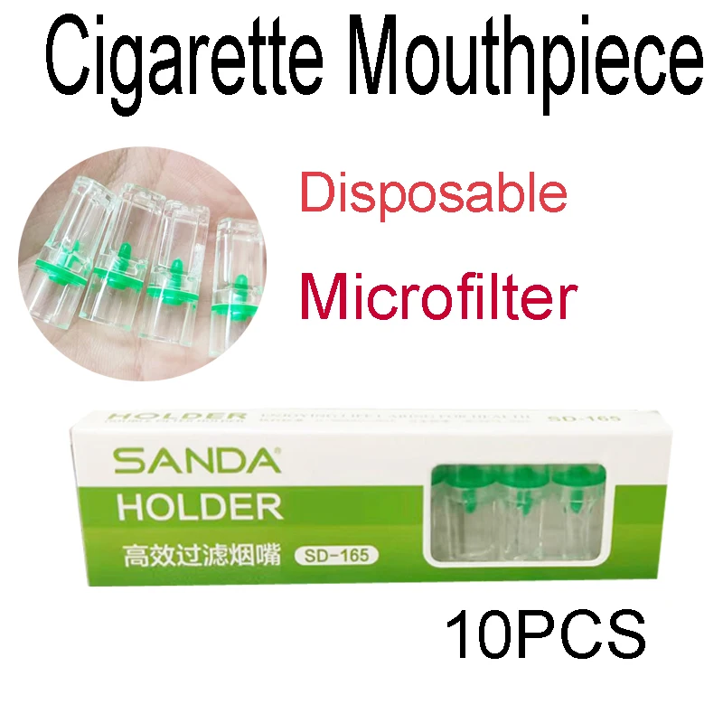 

For 8mm Disposable Microfilter Smoking Mouthpiece Portable Reduce Tar cigarette filter Plastic Hookah Pipe Men original gifts