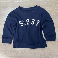 kids clothes boys sweatshirts autumn new casual letter print girl top for babies long sleeve pullover young childrens clothing