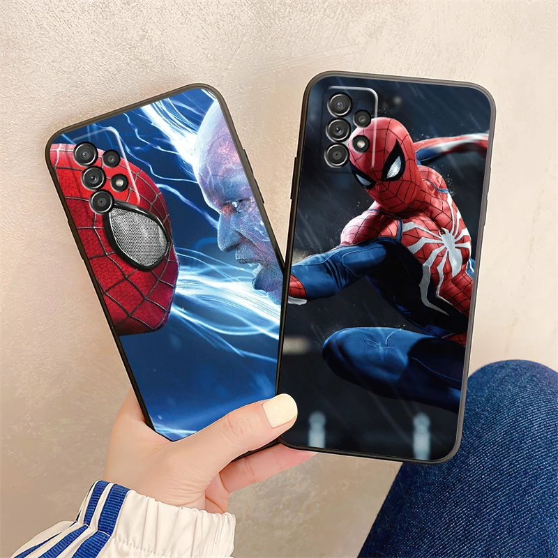 

Marvel Spiderman Phone Cases For Samsung Galaxy S20 FE S20 Lite S8 Plus S9 Plus S10 S10E S10 Lite M11 M12 Back Cover Soft TPU