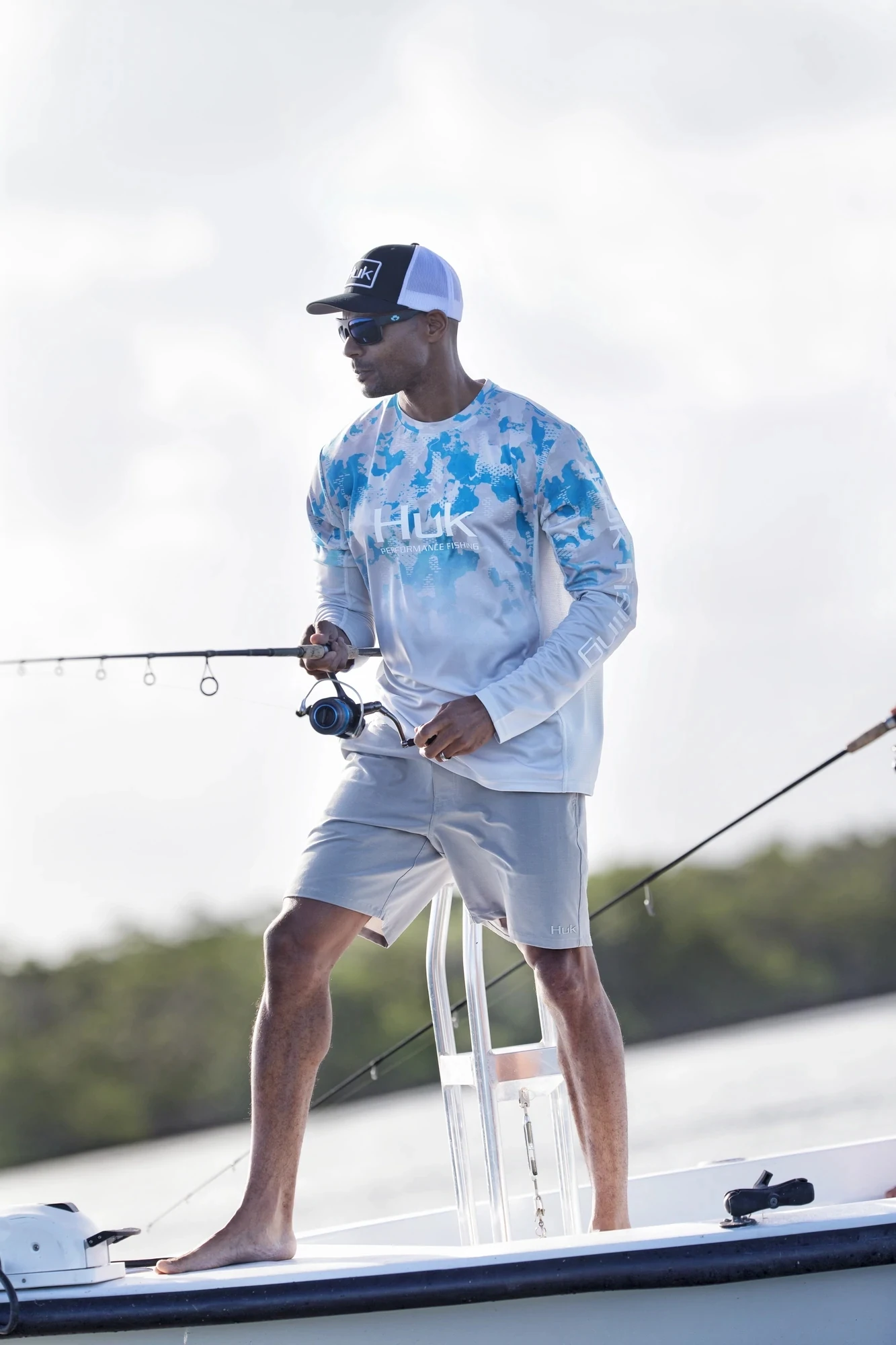 

Huk Gear Fishing Clothing Camisa De Pesca Fishing Shirts Long Sleeve Uv Protection Breathable Quick Dry Anti-uv Sunscreen Tops