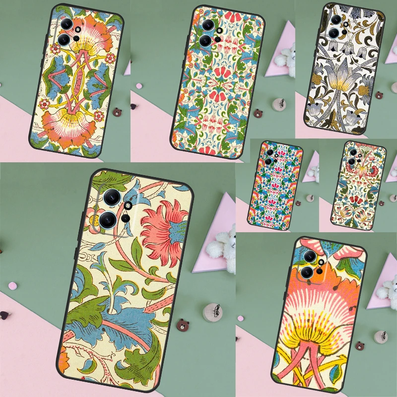 Чехол William Morris Lodden для Xiaomi Redmi 13C 14C 10C 12C Note 14 Pro 13 12 11 9 10 9S 10S 11S 12S Cover