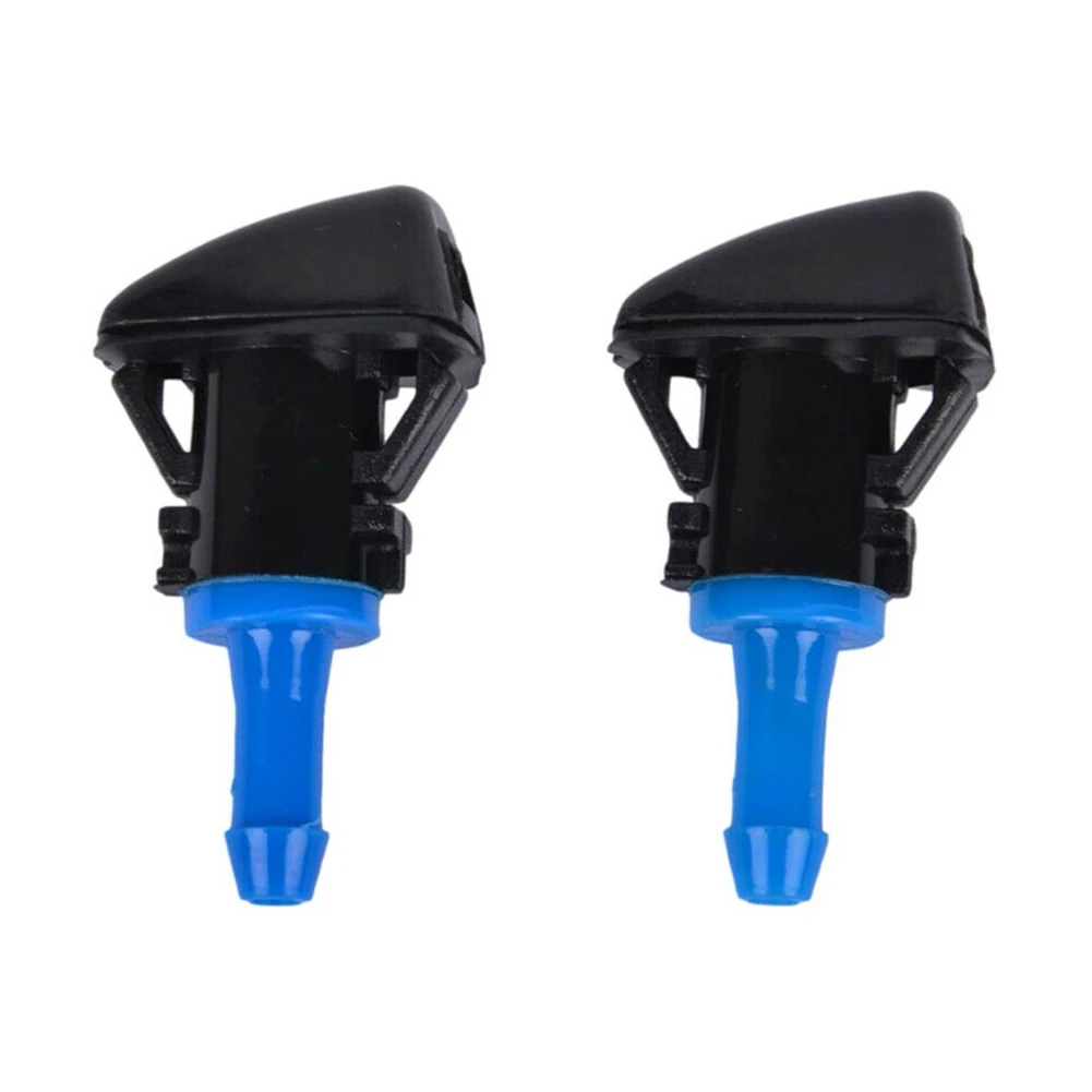 

Brand New Washer Nozzles Spray 2 Pcs 68024312AB Black Car Parts Accessories