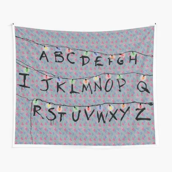 

Stranger Things Alphabet Tapestry Yoga Home Bedspread Printed Bedroom Wall Art Beautiful Mat Room Travel Decoration Towel