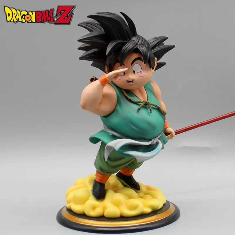 

New Dragon Ball Z Fatty Goodbye Goku Gk Cpxx Fat Boy Somersault Cloud Anime Figures Model Ornaments Funny Toys Collection Gift
