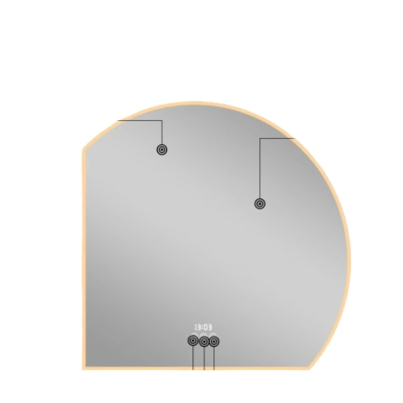 Настенные клейкие зеркала Зеркало для бритья и душа ванной комнаты Аксессуары