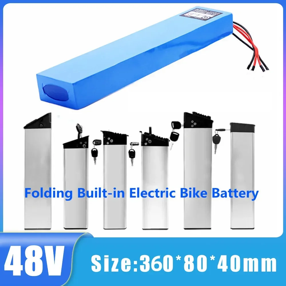 

48V Ebike battery 10Ah 12Ah 14Ah 20Ah 54.6V 600W 750W 1000W Folding Built-in Electric Bike Battery for samebike LO26 20LVXD