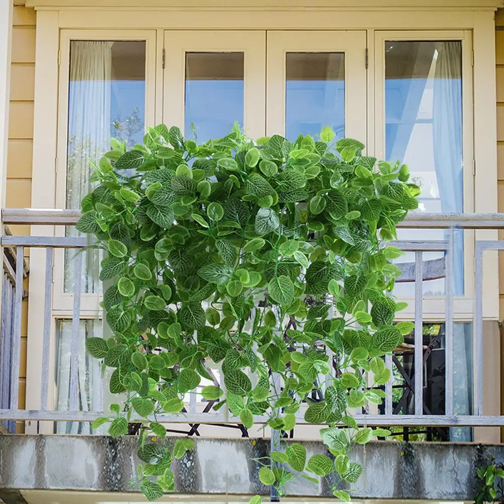 

NEW Wall Hanging Artificial Plant Uv-resistant Fake Ivy Garlands For Wedding Home Garden Wall Decoration