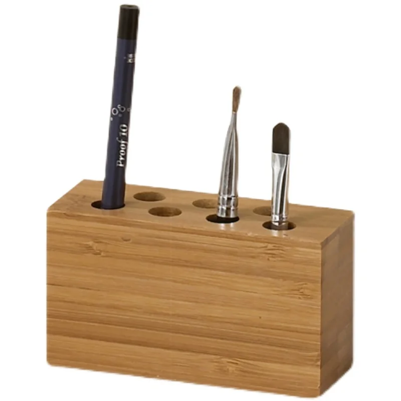 

Bamboo Pencils Pens Stand for Desk