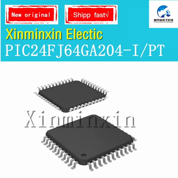 

1PCS/lot PIC24FJ64GA204-I/PT QFP44 QFP SMD IC chip New Original