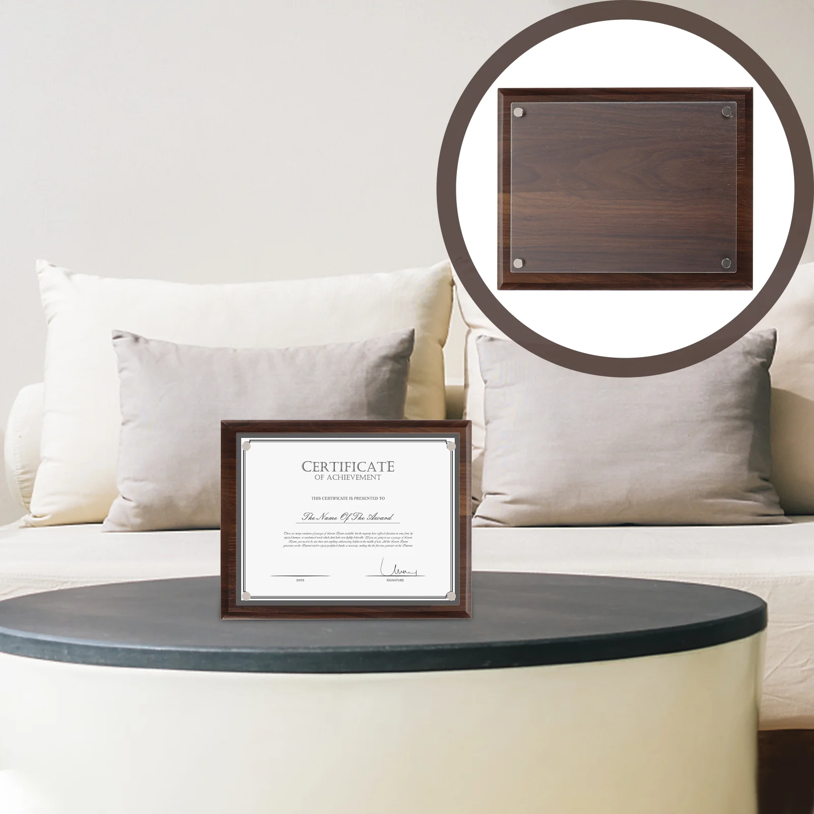 

Frame Photo Wall Holder Certificate Picture Frames Office Diploma Wooden Wood Acrylic Specimen Sign Door Floating Document