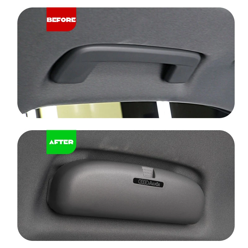 Чехол для очков держатель солнцезащитных Audi A3 8Y 8v A4 B8 B9 A5 A6 C7 C8 A7 A8 Q3 Q5 Q7 S3 RS3 S4 S5 S6