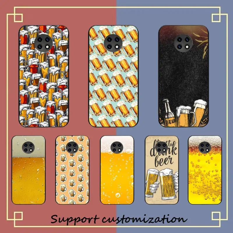 

World Beers Alcohol Summer Bubble Phone Case for Redmi 5 6 7 8 9 A 5plus K20 4X S2 GO 6 K30 pro