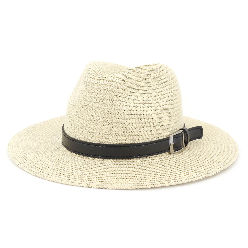 

Women Men Strae Hat New Popular Beach Hat for Women Decoration Summer Straw Hat Wholesale Sun Visor Hat for Women