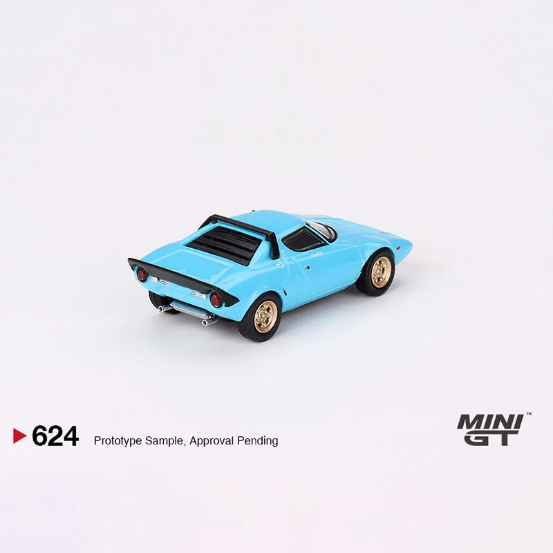 ТСМ миниГт 1/64 # 624 Lancia stratos HF stradale azzuro Chiaro литая под давлением модель автомобиля из