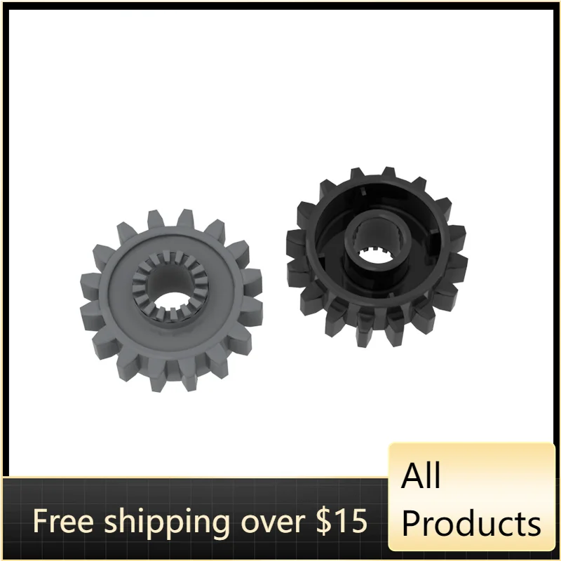 

10PCS High-Tech Assemble Particle 6542 16 Gears & Clutch Wheel Building Blocks Kit Replaceable Part Toys For Children Gifts