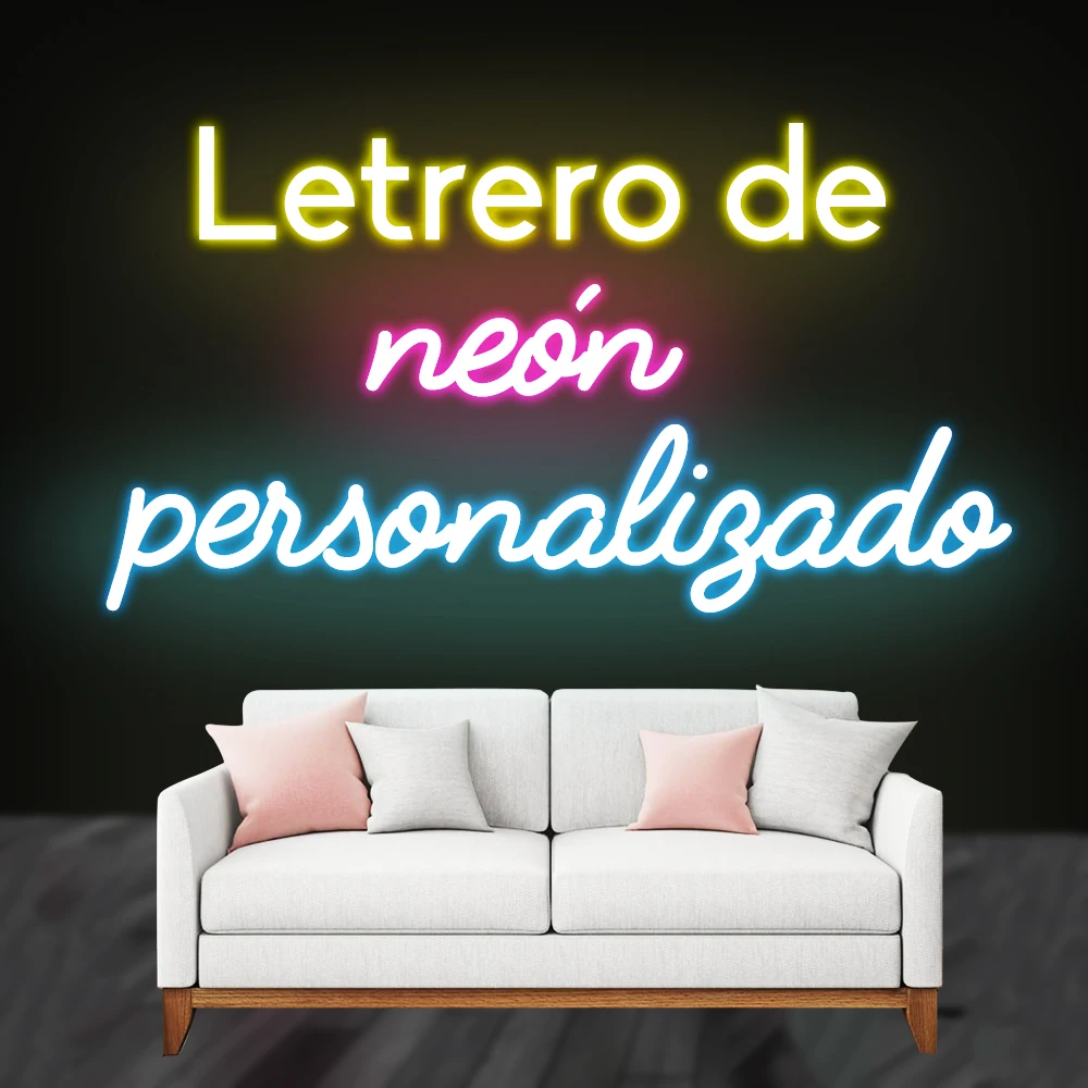 

Custom Spanish Neon Sign Personal Letters for Wedding Party Bar Bedroom Wall Decor Led Neon Signs Led Letters Custom Neon Light
