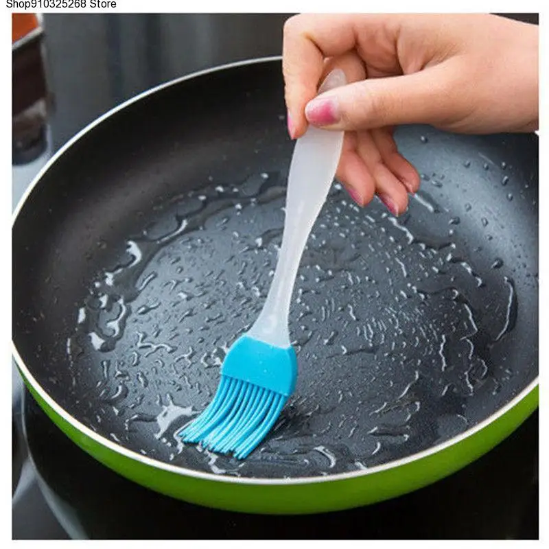 

Multi Functional Silicone Baking Bakeware Bread Cook Brushes Pastry Oil BBQ Basting Brush Tool Color Random
