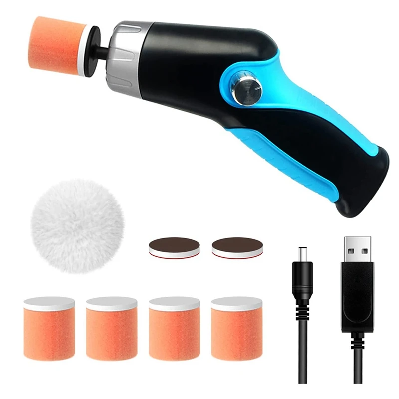 

Cordless Car Buffer Polisher Portable Polisher Tool Car Polisher Kit For Car Detailing W/12V 2000Mah Rechargeable Battery &Cable