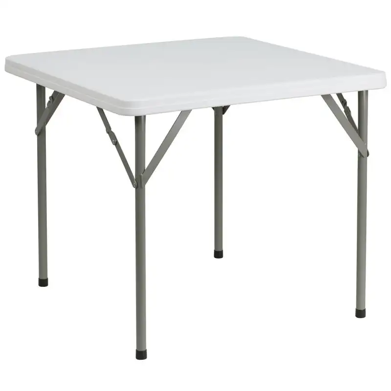 

2.85-Foot Granite White Plastic Folding Table