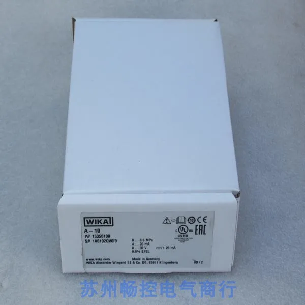 * Точечные продажи Новый немецкий переключатель давления WIKA A-10 Spot 0... 0 6MPA