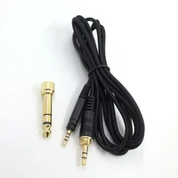 replacement line headset audio cable 2 meters accessories black for hd598 hd599 hd569 hd579