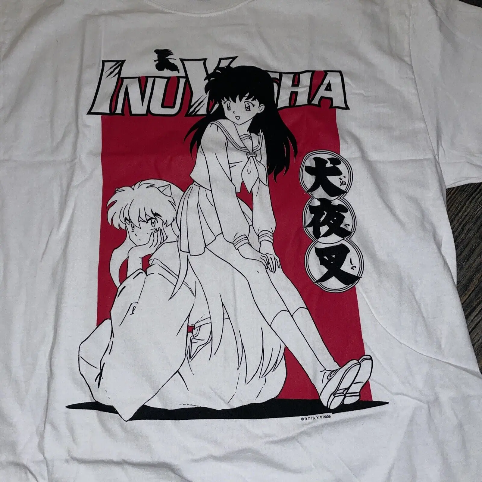 Футболка Inuyasha для мужчин размер очень большой