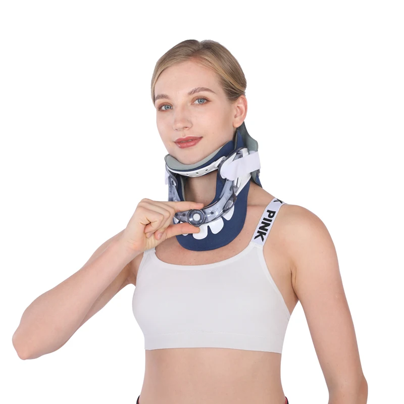 

TJ-NM004 Medical cervical neck collar pain relaxer device spinal correction neck collar brace