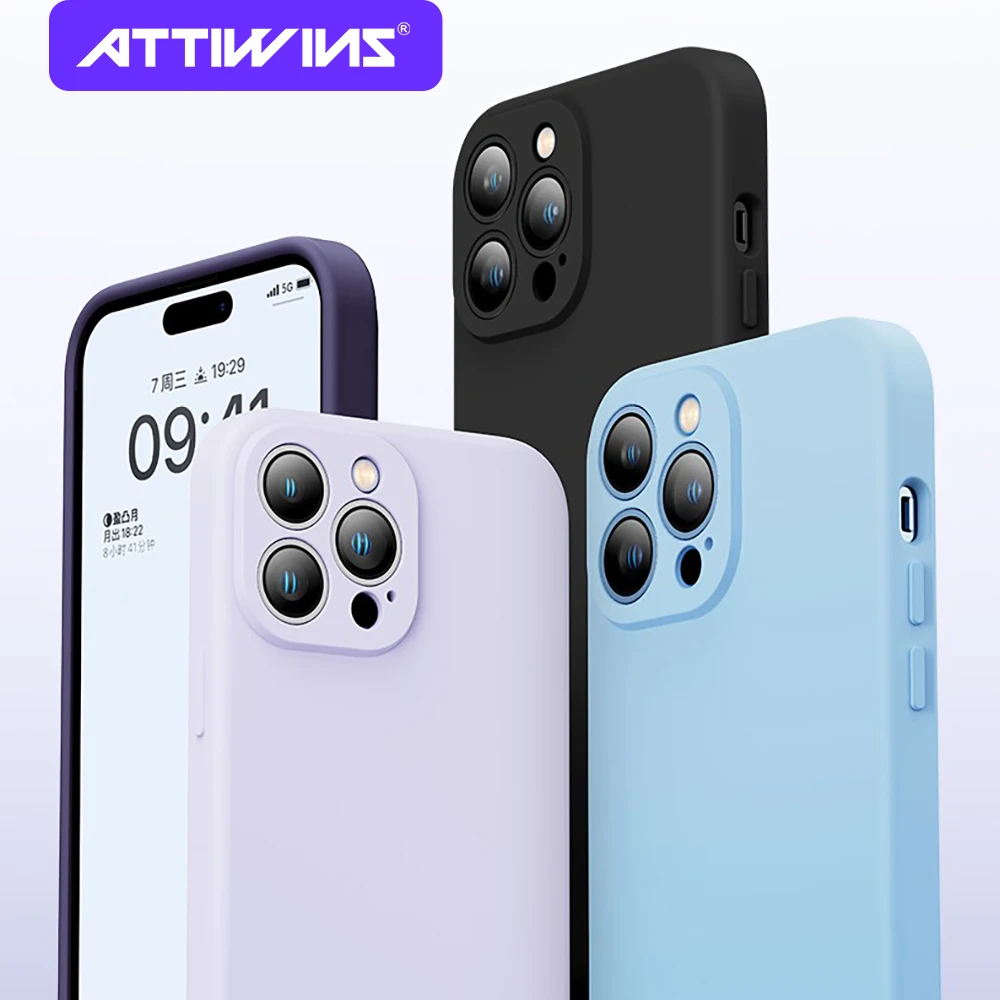 

Liquid Silicone Phone Case for IPhone 13 12 11 14 Pro XS Max XR X 8 7 6S 6 Plus Camera Protection Soft Cover Customized Photo