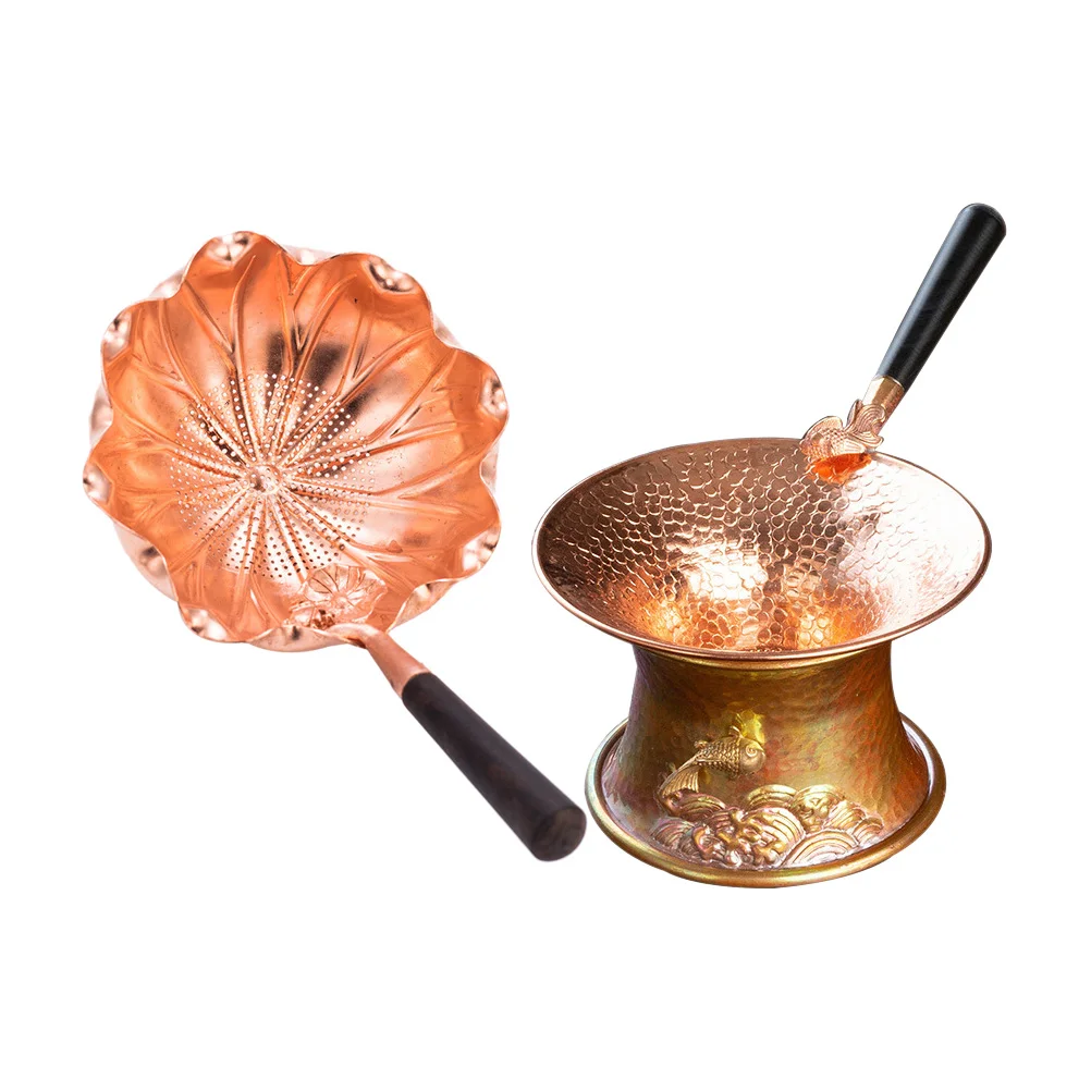 

Tea House Copper Tea Strainer Practical Copper Tea Infuser Home Tea Strainer