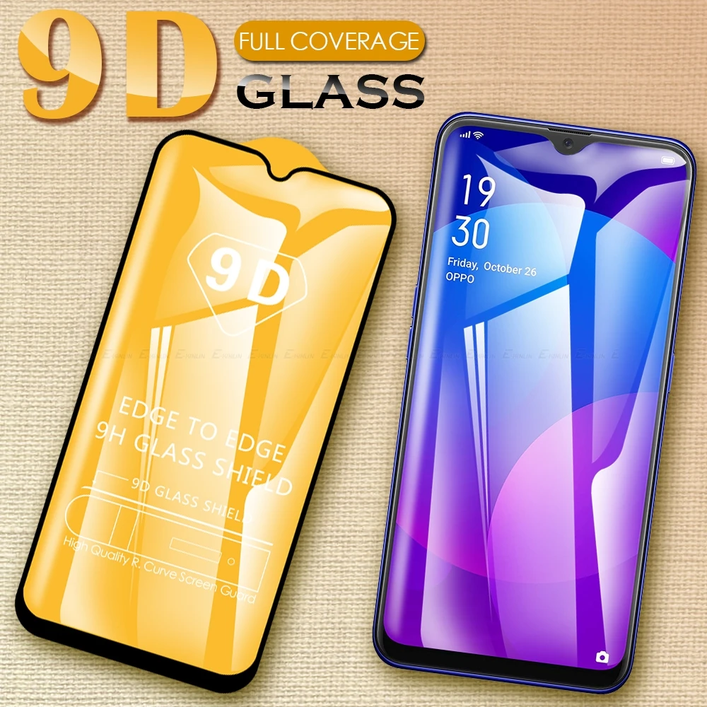 

1-5PCS 9D Film Full Cover Screen Protector Tempered Glass For Oppo Find X3 X2 Lite F19s F19 F17 F15 F9 Pro Plus F5 Lite Youth