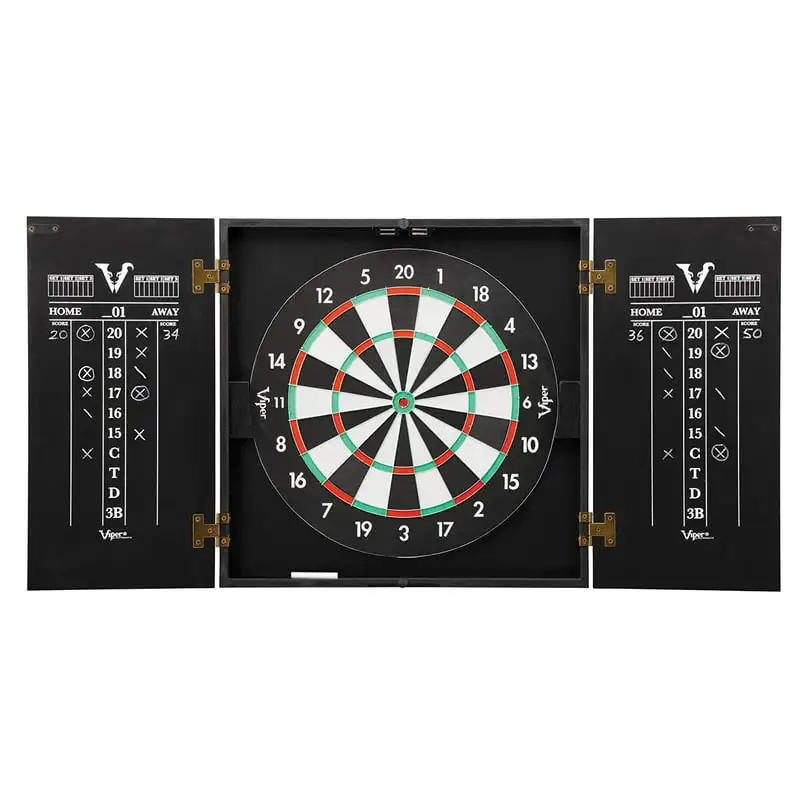 

Dartboard Cabinet with Reversible Traditional and Baseball Dartboard