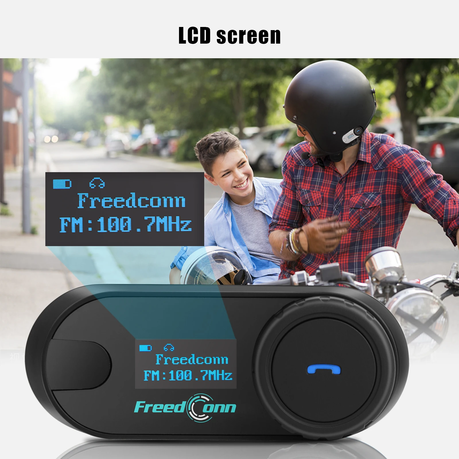 Freedconn Tcom Sc Мотоциклетный Шлем Bluetooth-гарнитура Беспроводная 6-канальная Связь С