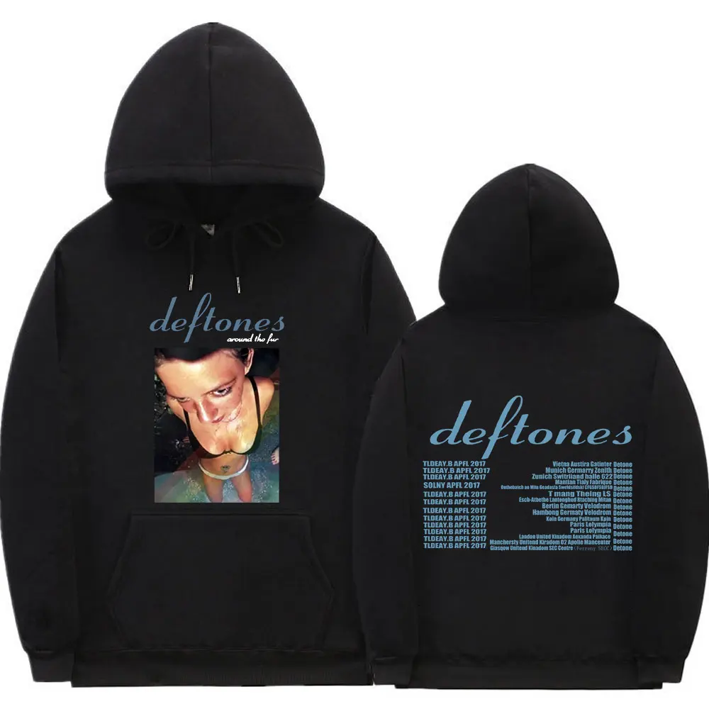

Deftones Around The Fur Tour Band Concert Hoodie Hippie Sweatshirt Goth Retro Grunge Oversized Fleece Unisex Tracksuit Hoodies
