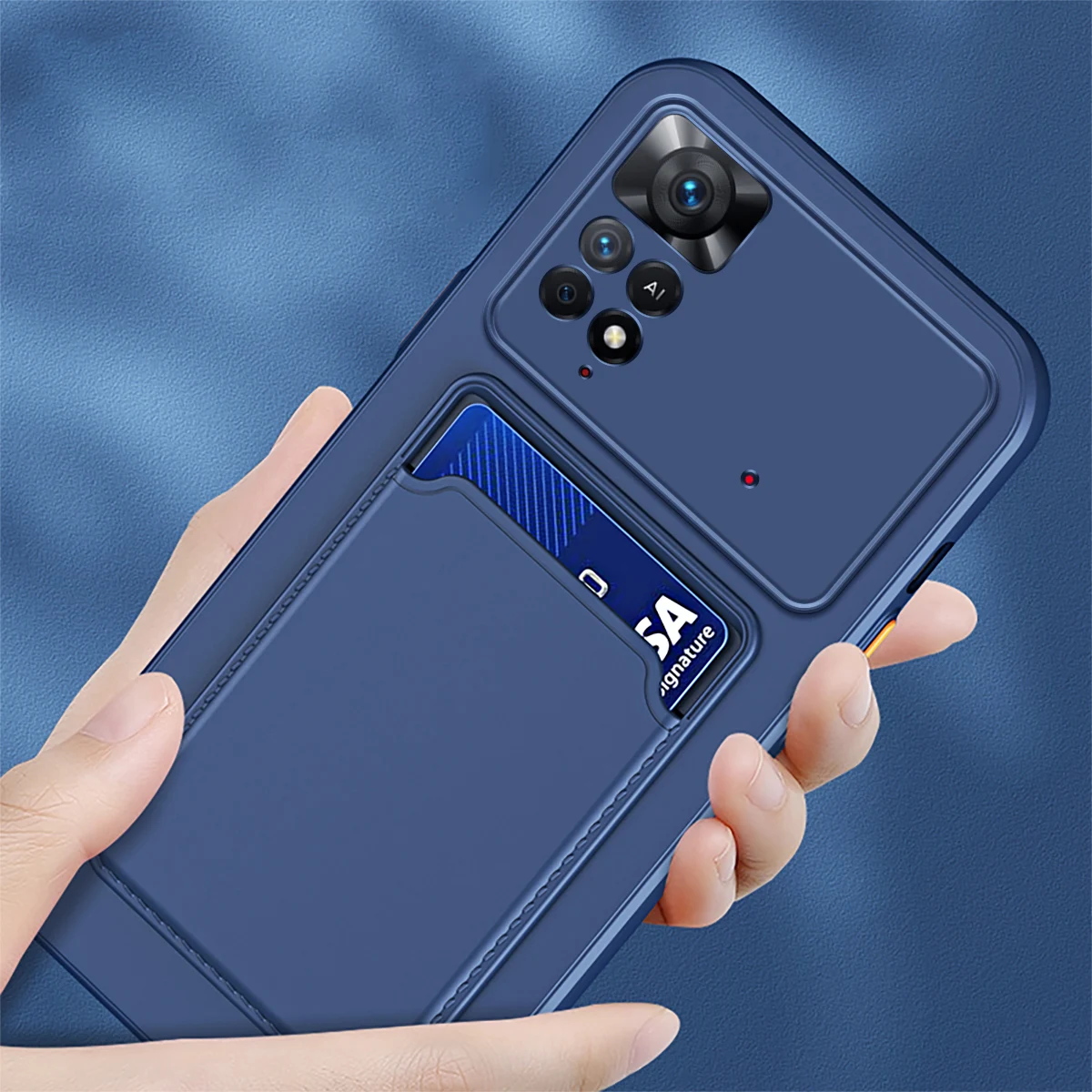 Чехол для сотового телефона с отделением карт Xiaomi Redmi Note 8 9 10 10s 11 Poco X3 Pro Max 4g |