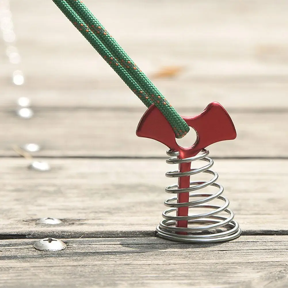 

Пружинные рыболовные подвески, подставки для палатки, пряжка для тента, веревка для ветра, фиксированная подставка, искусственные карабины для кемпинга с наружным Y0w5