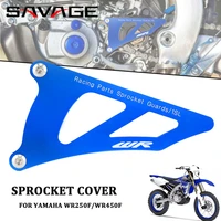 motorcycle front sprocket cover for yamaha wr250f wr450f dirt bike engine chain guard protector racing parts wr 250f 450f 16 21