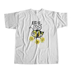 Футболка COOLMIND в стиле унисекс из 100% хлопка с круглым вырезом и принтом пчел, Мужская футболка большого размера с пчелами, свободная футболка, Мужская футболка BEES29