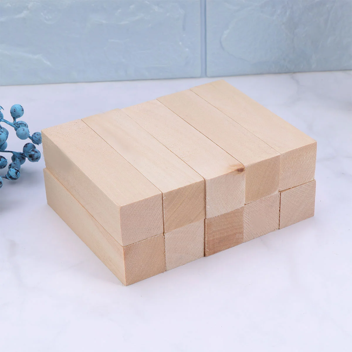 

Wood Blocks Carving Basswood Woodenblock Blanks Whittling Unfinished Crafts Cubes Rectangular Blank Craft Diy Plank Pieces Dowel
