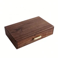 the latest model jewelry organizer box drawer jewelry case solid wood table top jewelry storage box