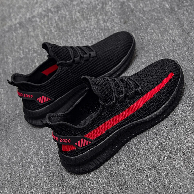 Lightweight Men Sneakers Summer Mesh Casual Shoes Men Outdoor Sport Running Shoes Breathable Walking Sneakers Tenis Masculino