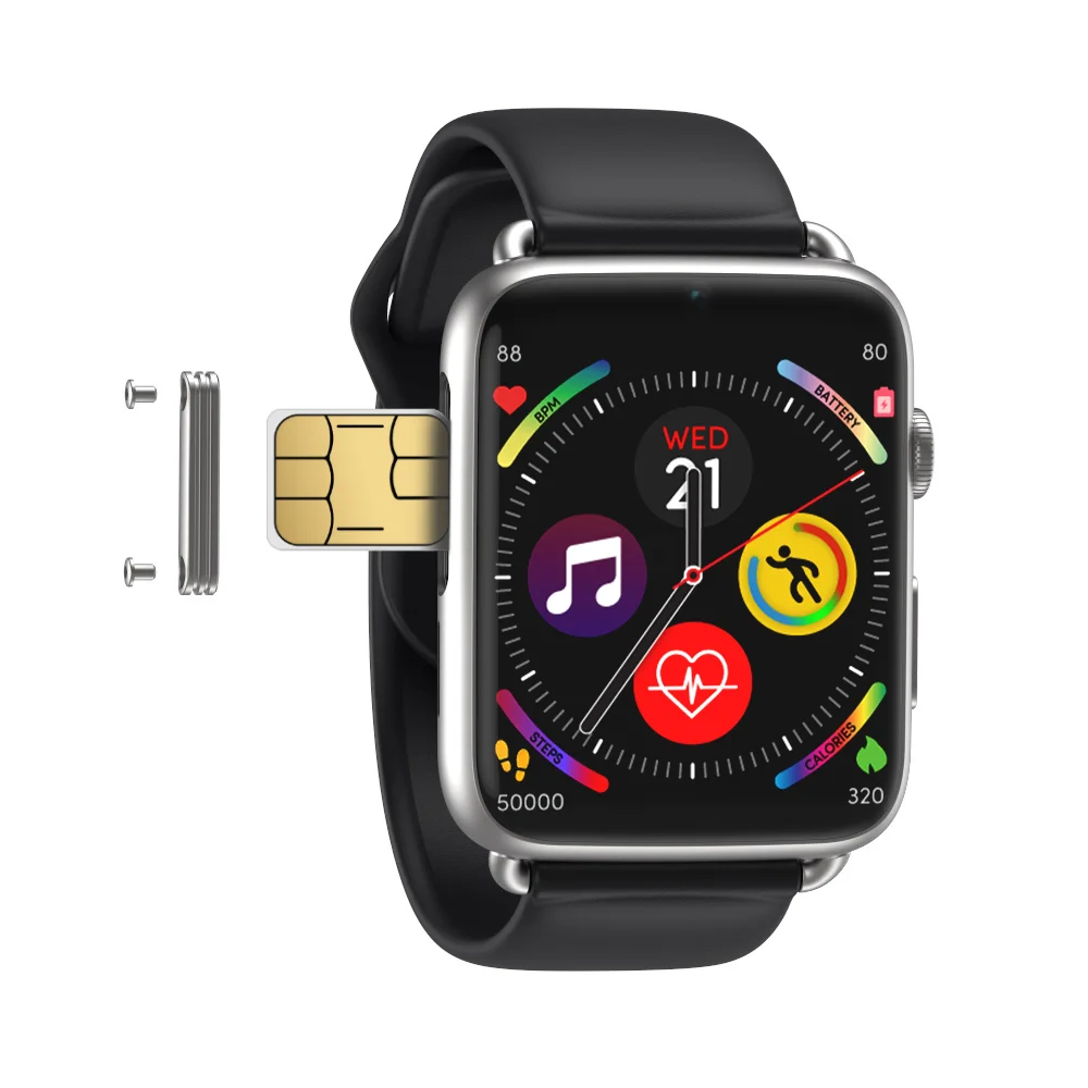 

Dm20 4g Sim Smartwatch Music Playback Long Battery Life Gps 1.88 Inch Touch Screen Sim Card Call Video Call Sport Smart Watch
