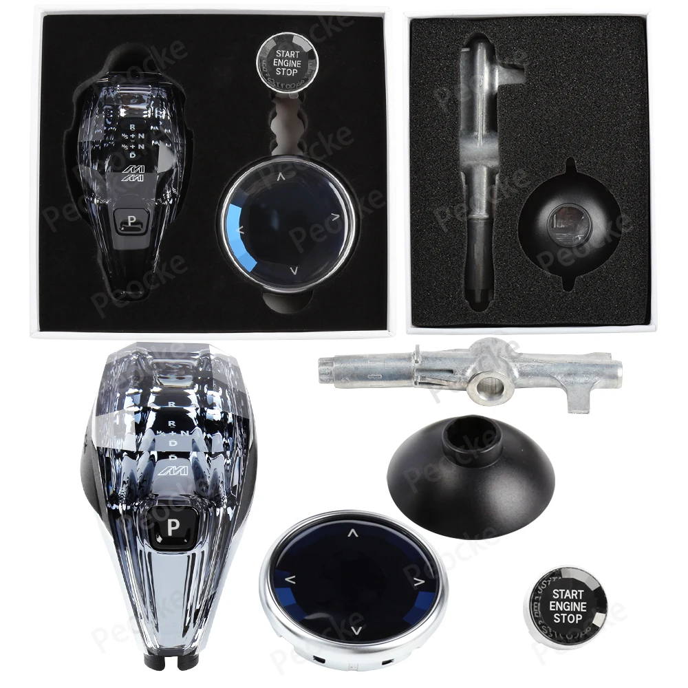 Хрустальная ручка переключения передач с коротким стержнем для BMW F20 F10 F18 G32 G12 G30