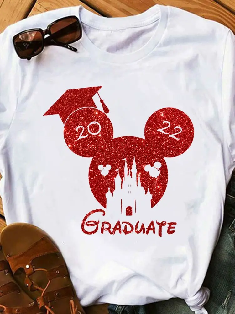 

Женская футболка с принтом Микки Мауса, с круглым вырезом