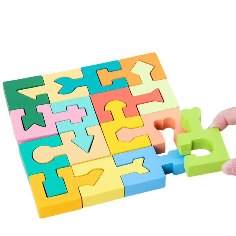 

Kids Toys 3D Puzzle Toddlers Puzzles Matching Brain Teasers Game Montessori Fine Motor Skills Toys Intelligence Educational Gift