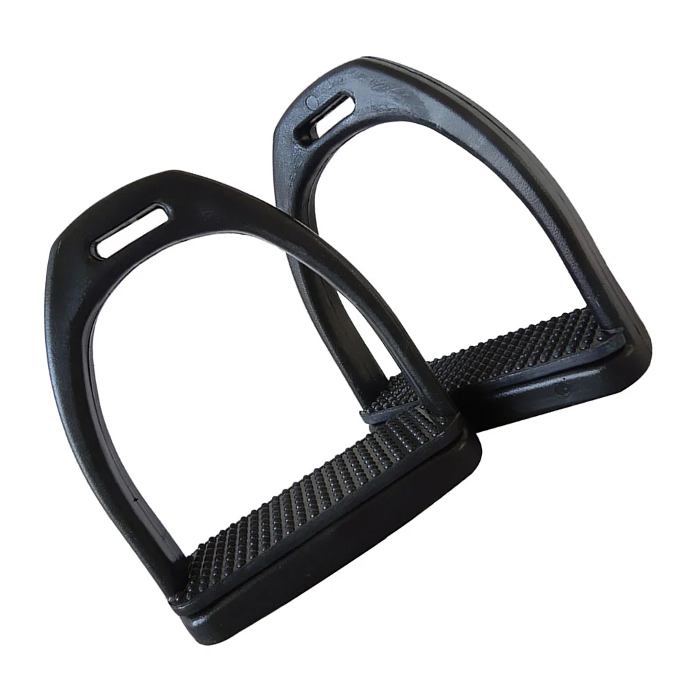 

2 Pcs Stirrup English Saddle Replaceable Anti-skid Wear-resistant Riding Aldult Professional Stirrups Protective Plastic Safety