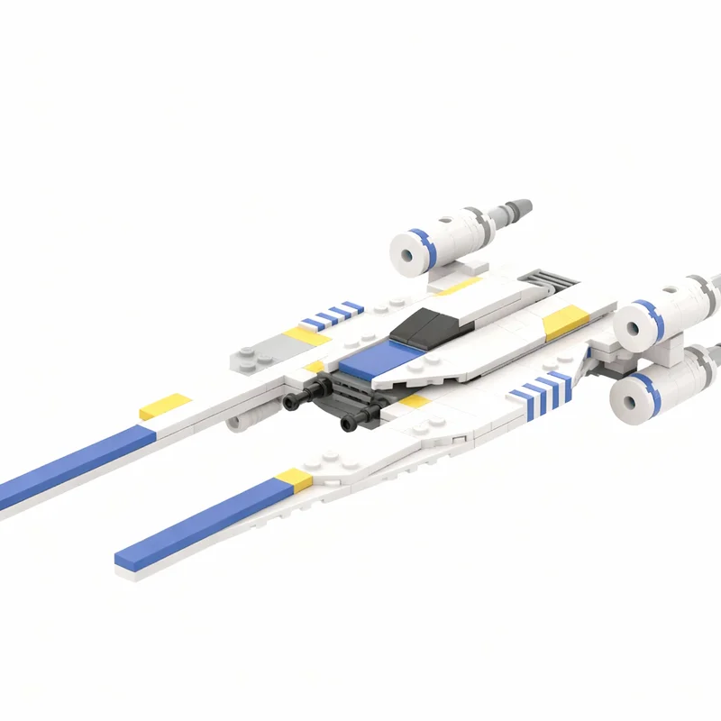 Фото 281 деталь MOC U-Wing Star Battle: Конструктор, развивающая игрушка, подарок на Рождество, идея для творчества, обучающий набор, кирпичики для дня рождения №1